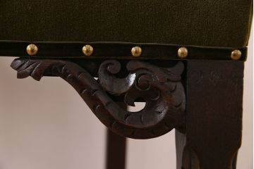 アンティーク家具　オーク材製のダイニングチェア(椅子)　イギリスアンティーク(3)