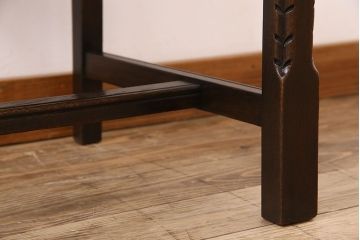 アンティーク家具　オーク材製のダイニングチェア(椅子)　イギリスアンティーク(3)