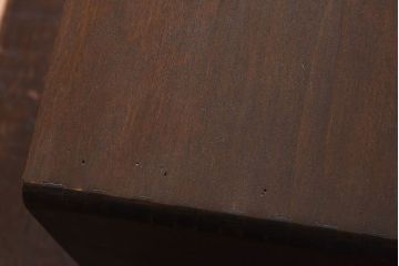 アンティーク家具　和モダン　ネームプレート付き!古い木のシックなアンティーク小引き出し