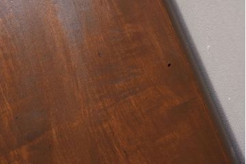 アンティーク家具　和製アンティーク　栃の木材一枚板!古い木の木目が美しい裁ち板(ローボード)
