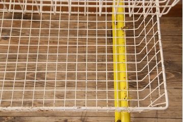 ヴィンテージ家具　ビンテージ　キャスター付き!昭和レトロなアイアンワゴン(3)