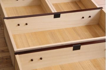 中古　二本松伝統家具　田中家具　民芸箪笥　手造り　二本松欅箪笥