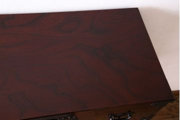 中古　二本松伝統家具　田中家具　民芸箪笥　手造り　二本松欅箪笥