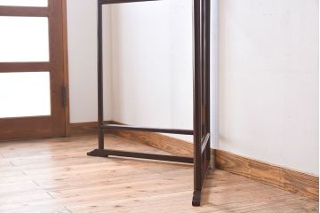 アンティーク雑貨　和モダン　古い木の質感が味わい深い和製アンティークの衣桁