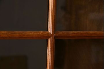 ヴィンテージ家具　フランスビンテージ　オーク材　おしゃれなコーナーキャビネット