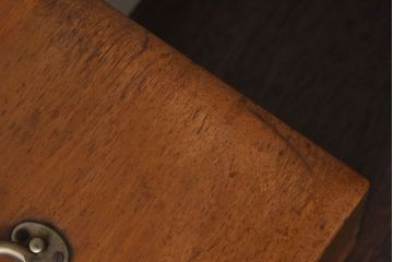 アンティーク雑貨　和製アンティーク　昭和レトロ　引き出し付き!古い木の小さな収納箱