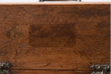 アンティーク雑貨　和製アンティーク　昭和レトロ　引き出し付き!古い木の小さな収納箱