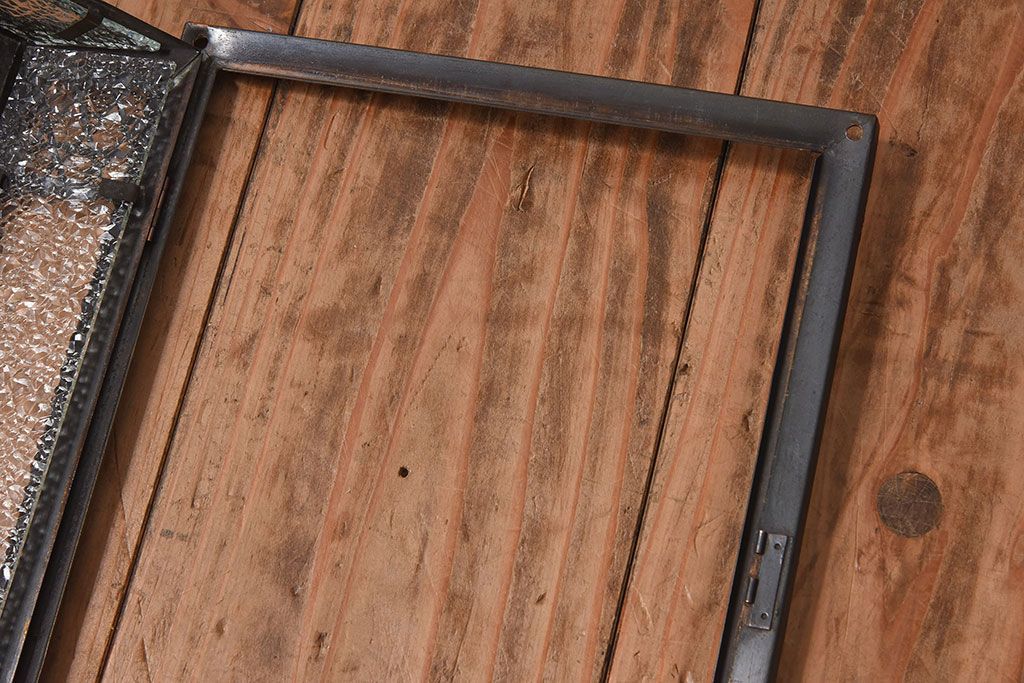 アンティーク　ダイヤガラス　レトロモダンな壁掛け照明カバー(2)