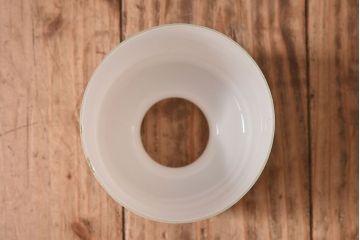 和製アンティーク　古い乳白ガラスのレトロな壁付け照明(ライト)