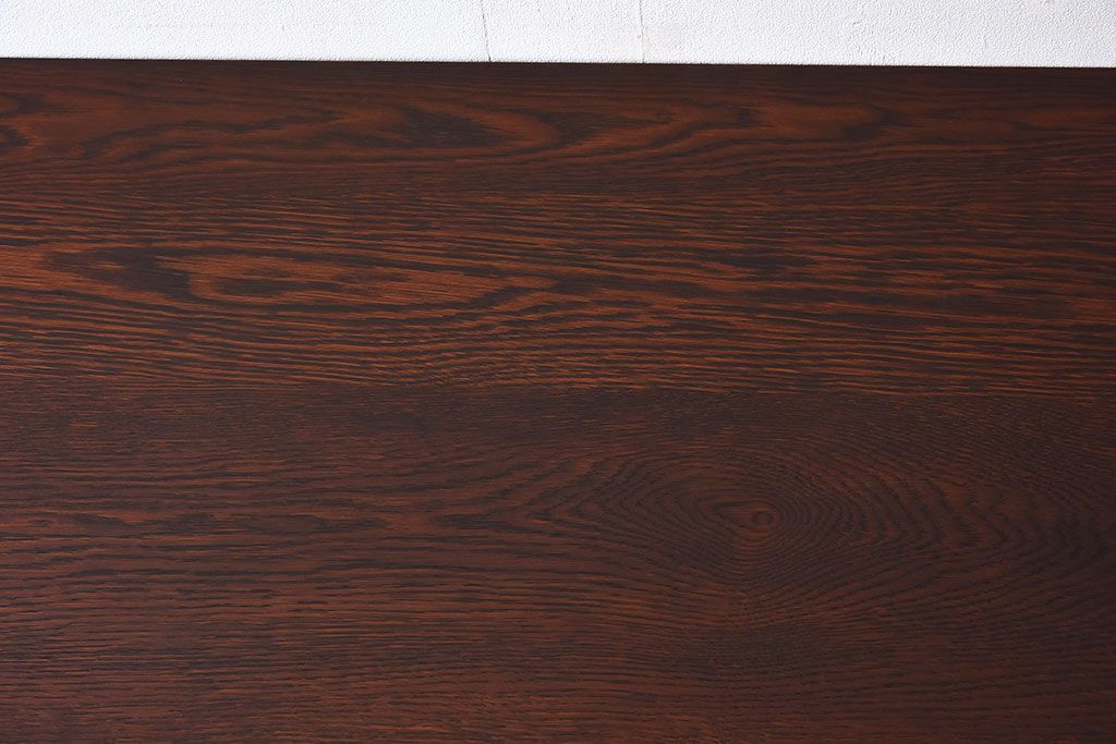 ラフジュ工房オリジナル　6脚格納スツール付きの作業台(テーブル・机)