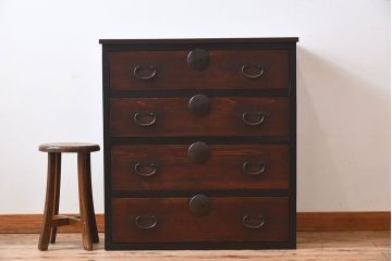 アンティーク家具　明治大正期　時代箪笥サイドボード(カウンターテーブル)