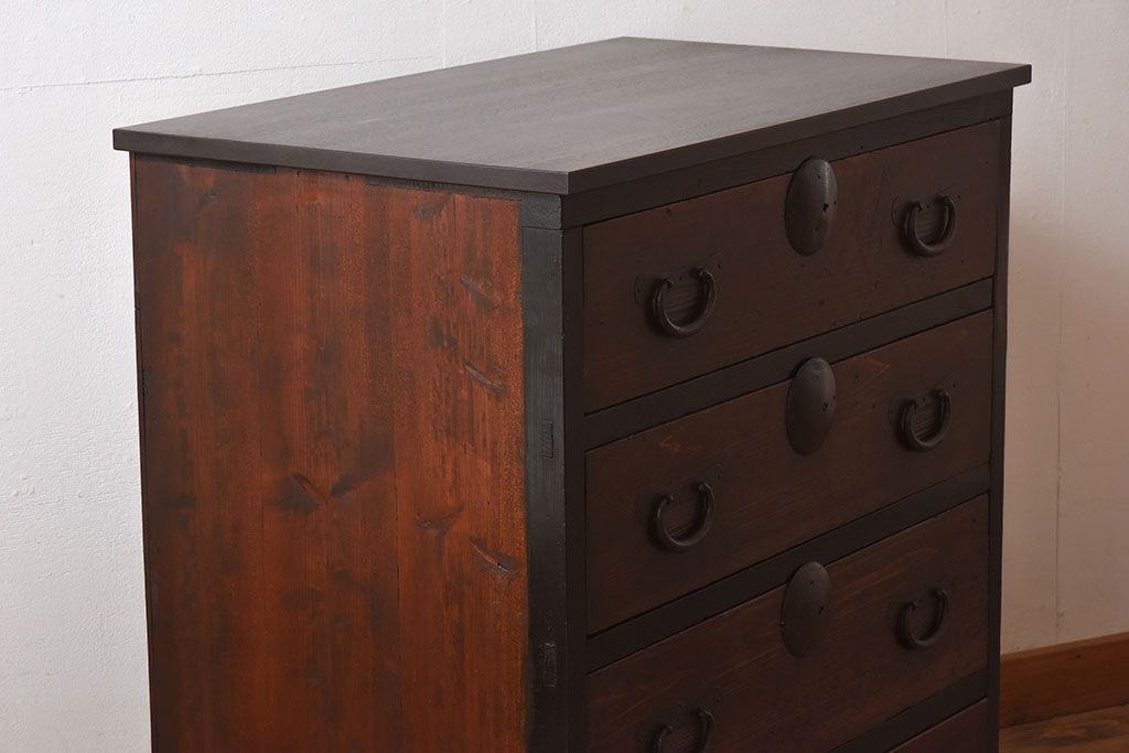 アンティーク家具　明治大正期　時代箪笥サイドボード(カウンターテーブル)