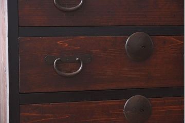 アンティーク家具　明治大正期　時代箪笥サイドボード(カウンターテーブル)