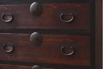 アンティーク家具　明治大正期　時代箪笥サイドボード(カウンターテーブル)