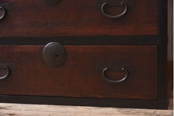 アンティーク家具　明治大正期　時代箪笥サイドボード(カウンターテーブル)