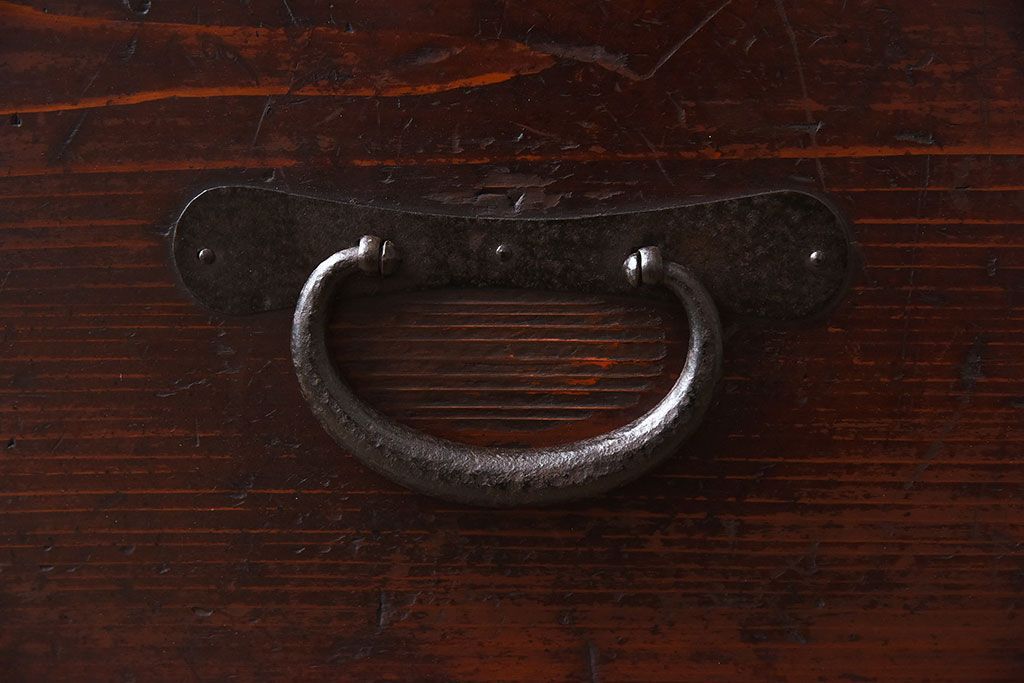 アンティーク家具　明治大正期　時代箪笥サイドボード(カウンターテーブル)