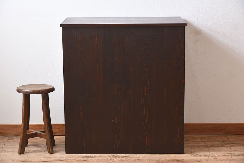 アンティーク家具　明治大正期　時代箪笥サイドボード(カウンターテーブル)