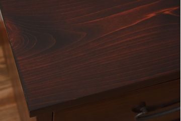 アンティーク家具　和製アンティーク　前面欅材　檜材天板　鉄脚付き時代箪笥ローボード