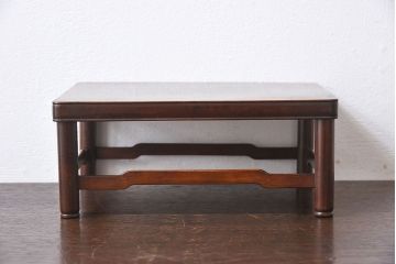 アンティーク雑貨　和製アンティーク　栃の木材製!古い木のぬくもりある小さな花台