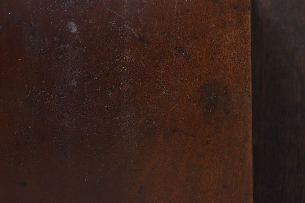 アンティーク雑貨　和製アンティーク　栃の木材製!古い木のぬくもりある小さな花台