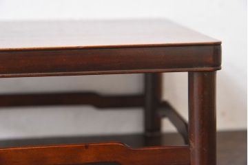 アンティーク雑貨　和製アンティーク　栃の木材製!古い木のぬくもりある小さな花台