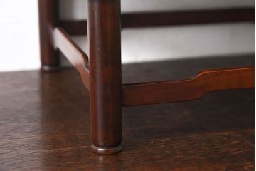 アンティーク雑貨　和製アンティーク　栃の木材製!古い木のぬくもりある小さな花台