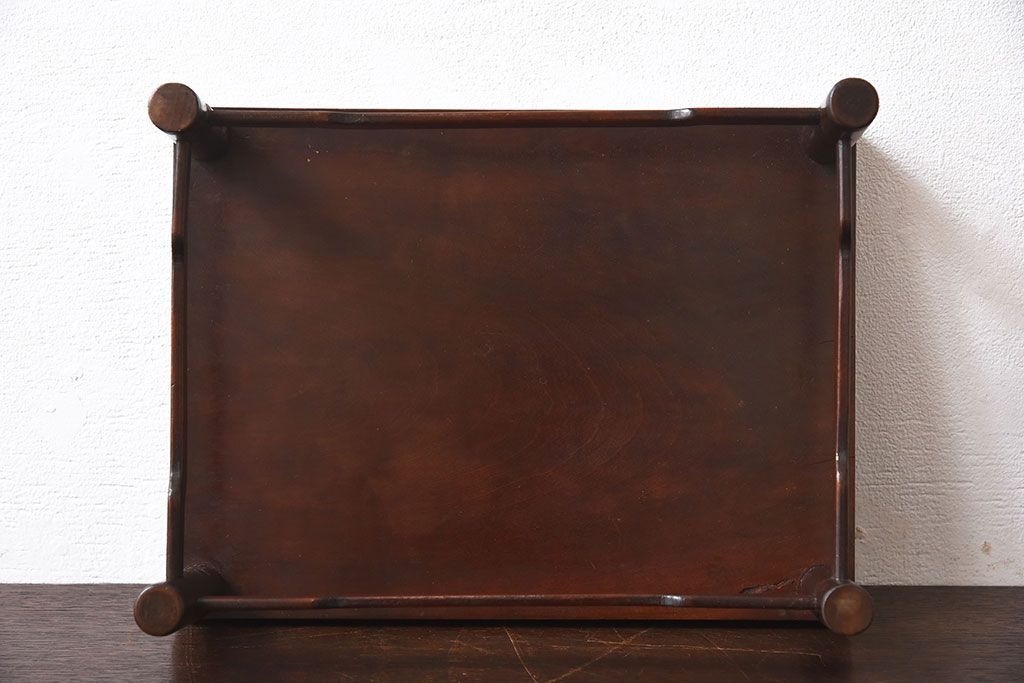 アンティーク雑貨　和製アンティーク　栃の木材製!古い木のぬくもりある小さな花台