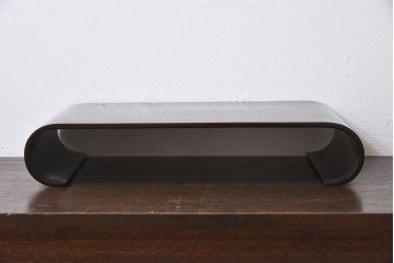 アンティーク雑貨　和製アンティーク　高級唐木材製!小さな巻き花台(飾り台)