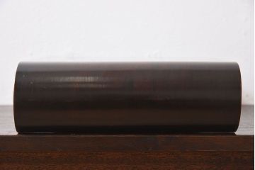 アンティーク雑貨　和製アンティーク　高級唐木材製!小さな巻き花台(飾り台)