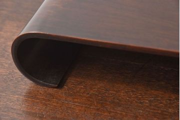アンティーク雑貨　和製アンティーク　高級唐木材製!小さな巻き花台(飾り台)