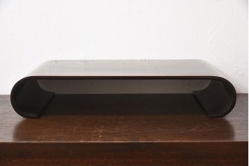 アンティーク雑貨　和製アンティーク　高級唐木材製!小さな巻き花台(飾り台)