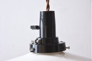 アンティーク　昭和レトロ　古い平笠の天井照明(ペンダントライト)