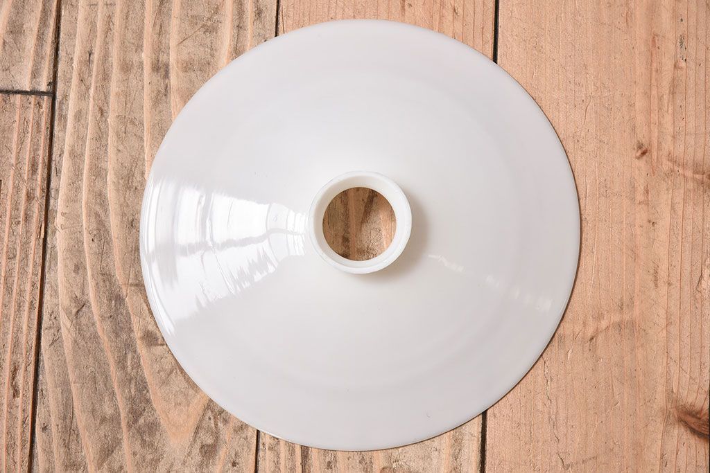 アンティーク　昭和レトロ　古い平笠の天井照明(ペンダントライト)