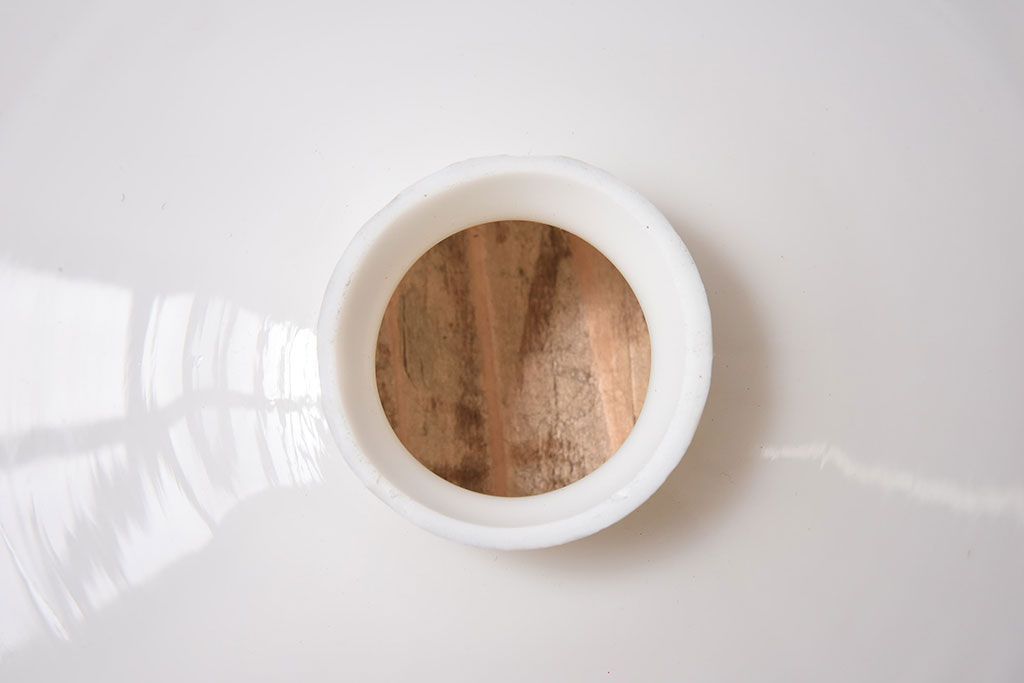 アンティーク　昭和レトロ　古い平笠の天井照明(ペンダントライト)