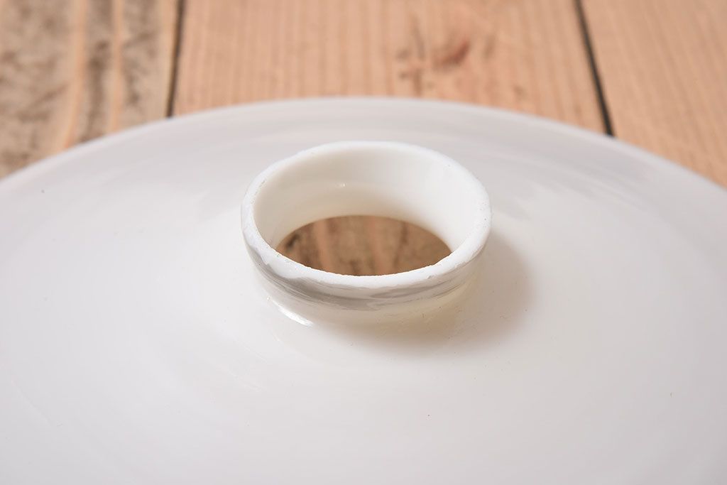 アンティーク　昭和レトロ　古い平笠の天井照明(ペンダントライト)