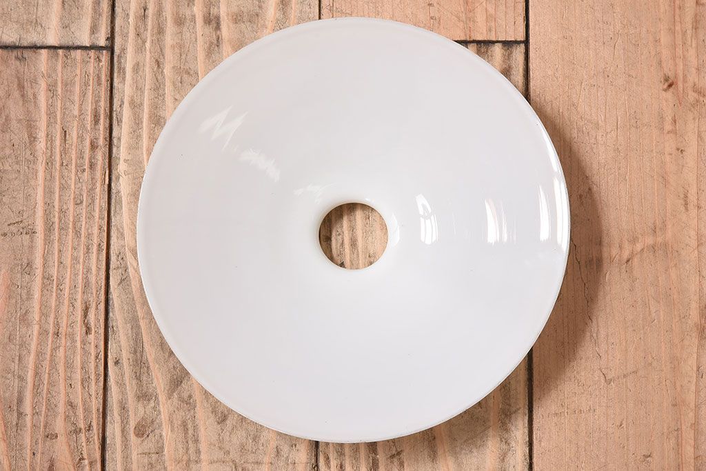 アンティーク　昭和レトロ　古い平笠の天井照明(ペンダントライト)