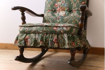 中古　キツツキ　飛騨産業　穂高　WINDSOR　ナラ材のロッキングチェア