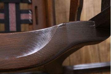 中古　キツツキ　飛騨産業　穂高　WINDSOR　ナラ材のロッキングチェア