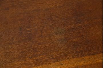 アンティーク家具　イギリスアンティーク　作業台付き!オーク材製のぬくもりあふれる両袖机