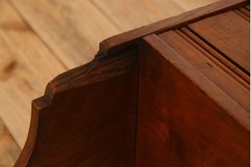 アンティーク家具　イギリスアンティーク　6杯引き出しのおしゃれな壁掛けシェルフ(ウォールラック)