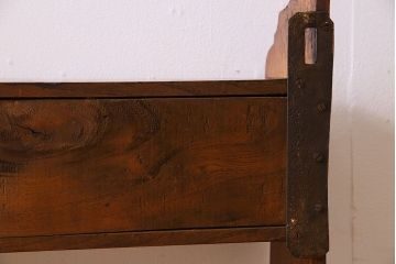 アンティーク家具　イギリスアンティーク　6杯引き出しのおしゃれな壁掛けシェルフ(ウォールラック)