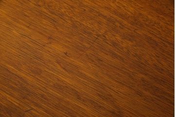 アンティーク家具　和製アンティーク　ラワン材製　天板一枚板のシンプルな鉄脚テーブル(1)