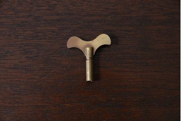 アンティーク雑貨　アンティーク　ANSONIA(アンソニア)　美しい真鍮の4面硝子置時計