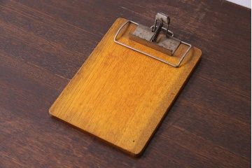 アンティーク雑貨　昭和レトロ　栓材製!ぬくもりある古い木のアンティークバインダー