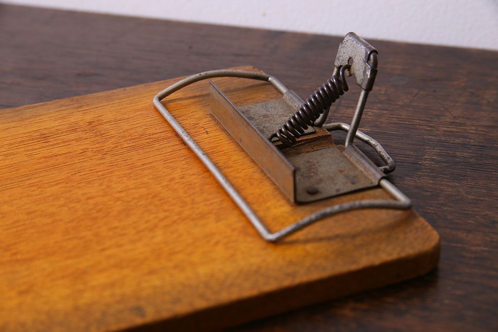 アンティーク雑貨　昭和レトロ　栓材製!ぬくもりある古い木のアンティークバインダー