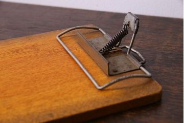 アンティーク雑貨　昭和レトロ　栓材製!ぬくもりある古い木のアンティークバインダー