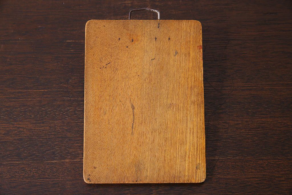 アンティーク雑貨　昭和レトロ　栓材製!ぬくもりある古い木のアンティークバインダー