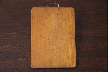 アンティーク雑貨　昭和レトロ　栓材製!ぬくもりある古い木のアンティークバインダー