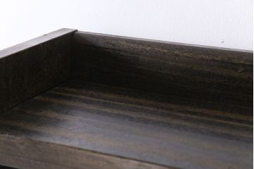 レトロ家具　和製アンティーク　昭和レトロ　古い木のシンプルな本棚(飾り棚)