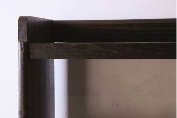 レトロ家具　和製アンティーク　昭和レトロ　古い木のシンプルな本棚(飾り棚)